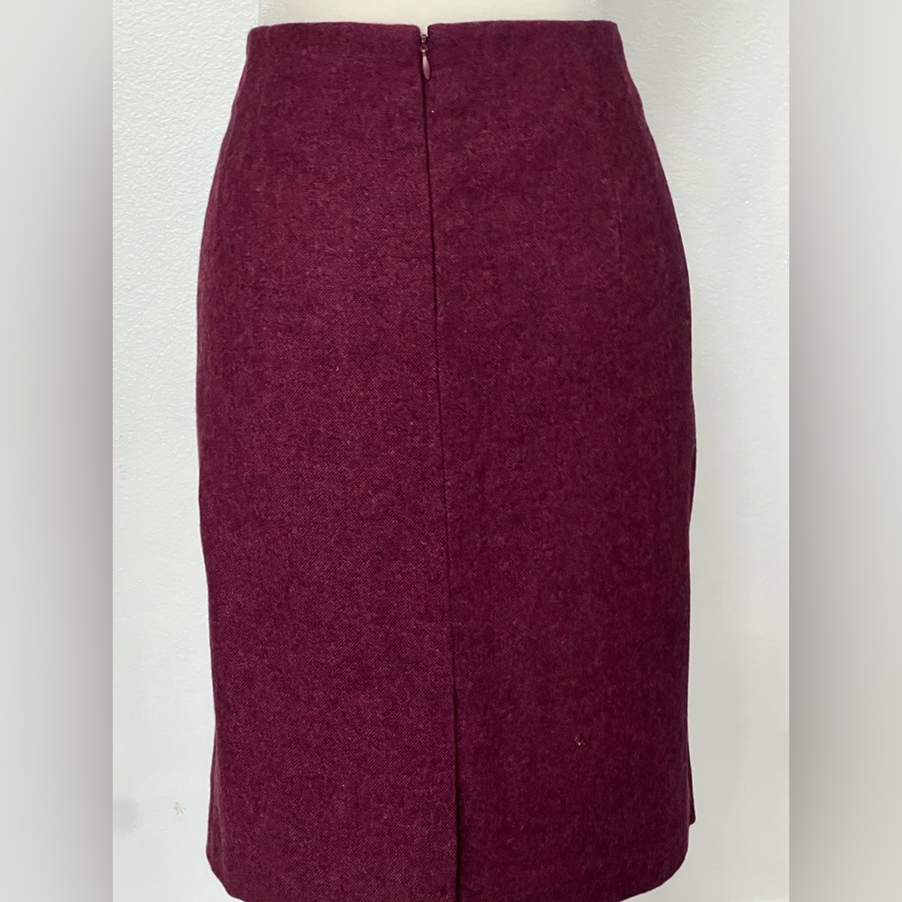 Tommy Hilfiger Deep Burgundy Pencil Skirt